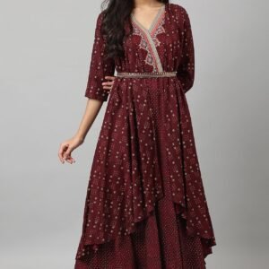 Chocolate Brown Kimono Jumpsuit