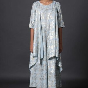 Light Blue Layered Jumpsuit